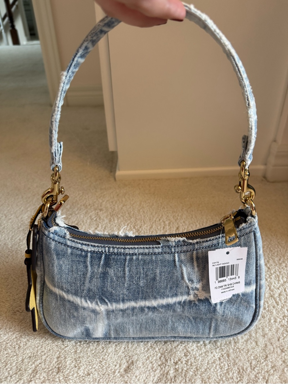 Coach NWT Loved Denim Teri Bag - Picture 4 of 8